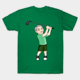 Man golfing for fitness and fun T-Shirt